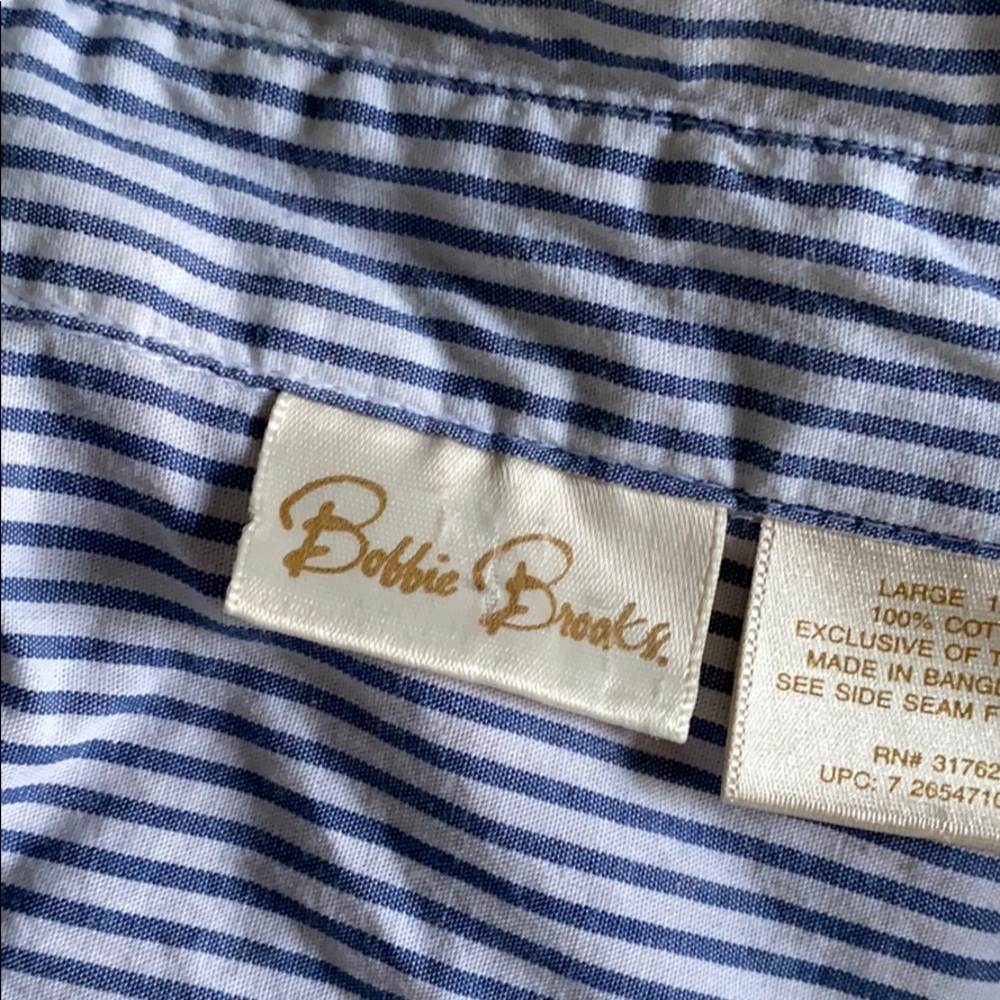 Collared Striped Shirt Large